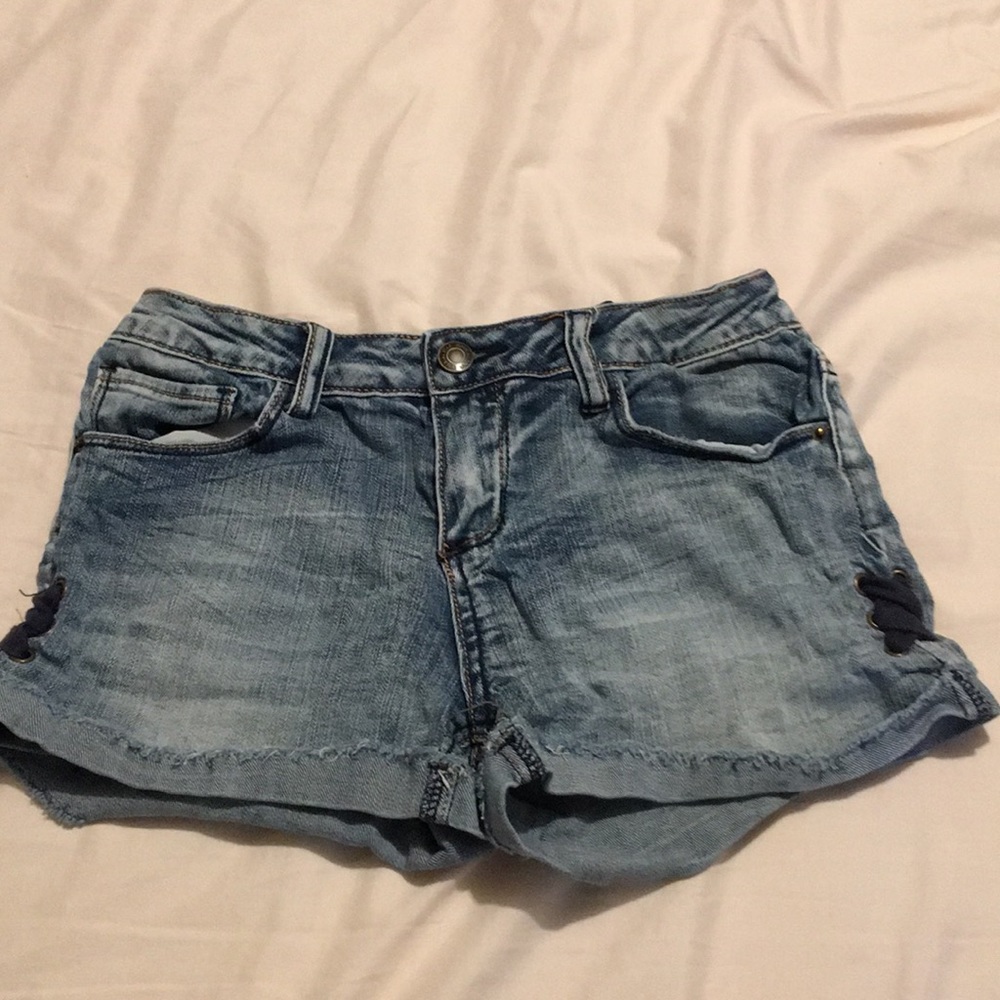 Girls size 12 denim shorts